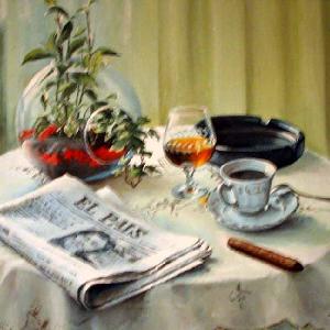 Café, copa y puro