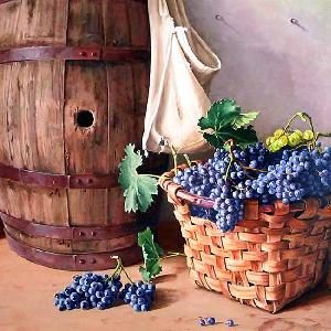Cesto de uvas