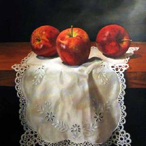 Manzanas con puntilla
